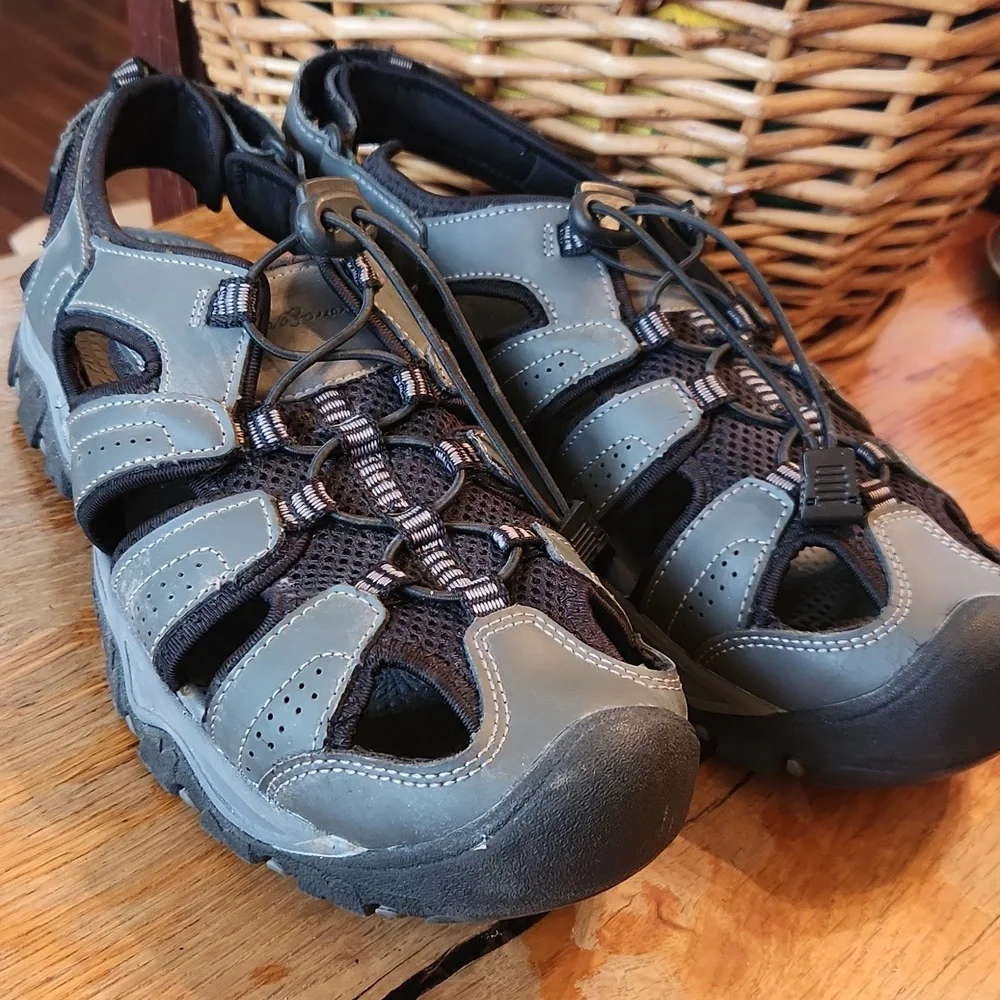 Eddie Bauer Men’s Bump Toe‎ Sandal Color Gray sz 11